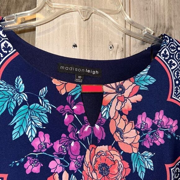 Madison Leigh Sheath Scroll Floral Dress - Picture 4 of 7